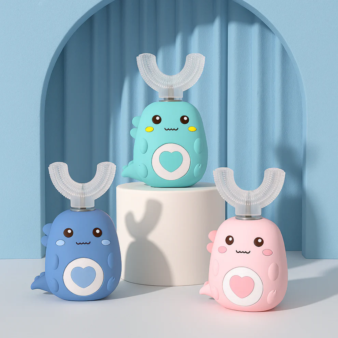 HelveDino™ – Spazzolino a Ultrasuoni 360° per Bambini