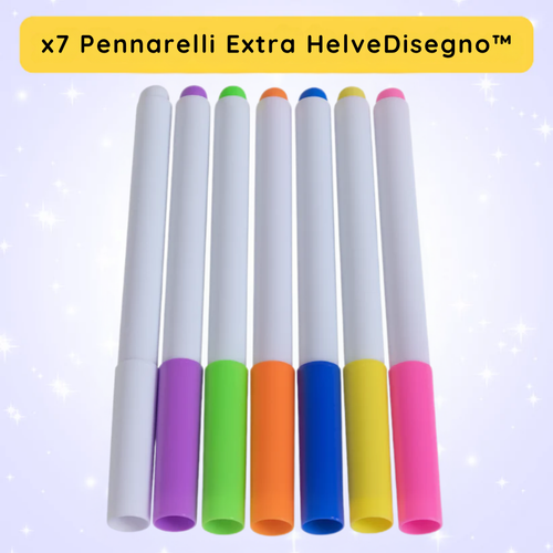 x7 Pennarelli Extra HelveDisegno™